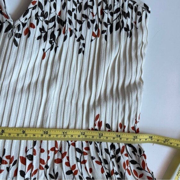 Elevenses Anthropologie Arboreta Cream & Floral Wide Leg Jumpsuit/Romper - S - Picture 6 of 13